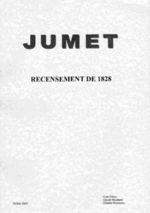 JUMET Recensement de 1828